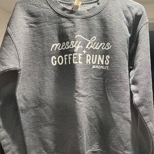 Gildan Gray Graphic Crewneck Sweater